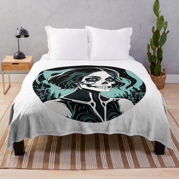 Item preview, Stylized Female Skeleton Dark Hair designed and sold by For-Cat Studio.