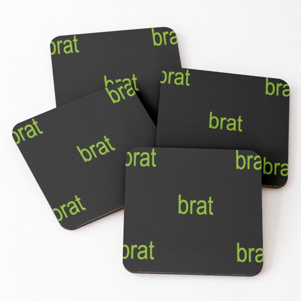 Item preview, BRAT Dark Mode Black and Lime Green Aesthetic designed and sold by LuckyStarShop7.