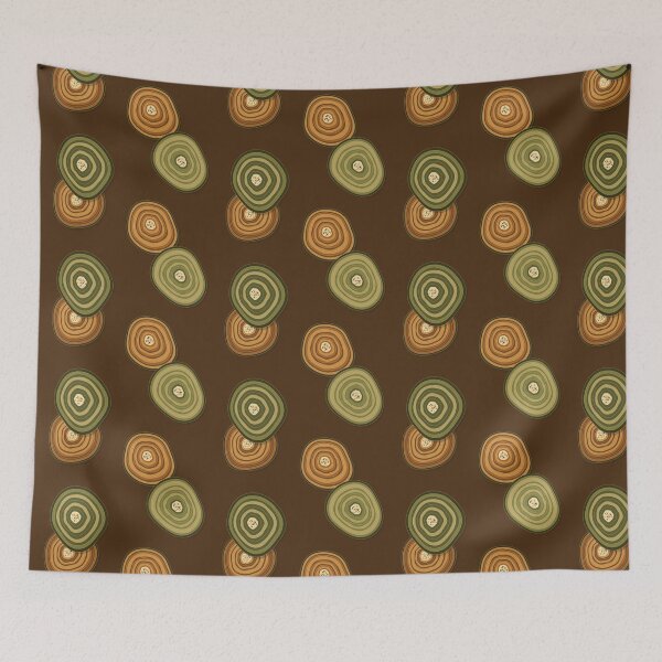 Item preview, Agate Design In Harvest Gold, A Autumn Crystal Slice Pattern designed and sold by cute-animals99.