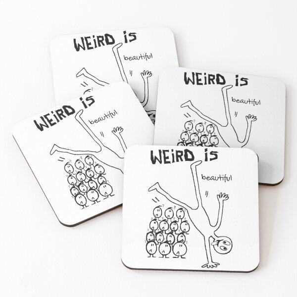 Item preview, Weird is beautiful designed and sold by khy-art-print.