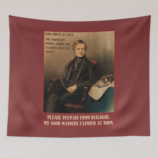 Item preview, Vintage Introvert 1843 Funny Art designed and sold by InkyGenies.