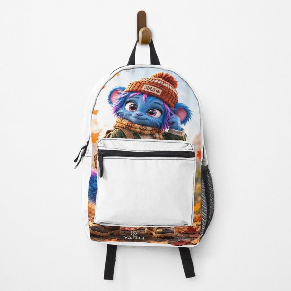 Item preview, Cute Blue Monster Miri Autumn Adventure designed and sold by YarQpl.