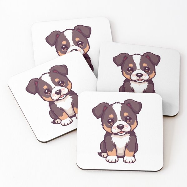 Item preview, Cute Bernese Mountain Dog Puppy Cartoon Illustration designed and sold by ExploreAura Studio.