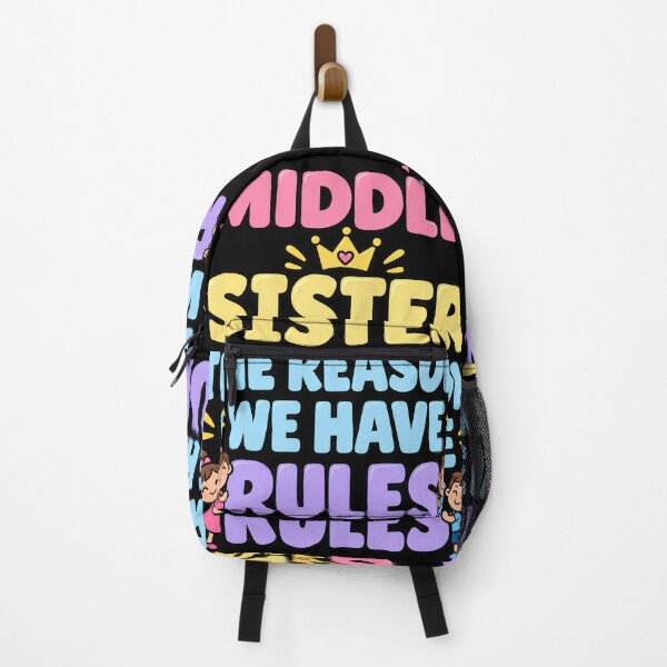 Item preview, Middle Sister The Reason We Have Rules Funny Sibling Art designed and sold by lamiarte.