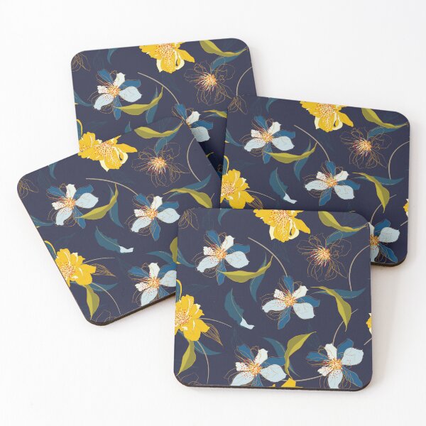 Item preview, Floral Lilies Pattern designed and sold by ALamaStudio.