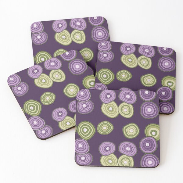 Item preview, Agate Seamless Pattern - Heather Agate Slice In A Moorland Palette designed and sold by cute-animals99.