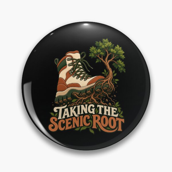 Item preview, Hiking - Taking The Scenic Root designed and sold by Good Mood Foundry.