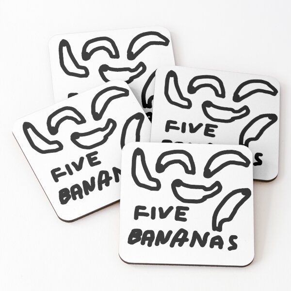 Item preview, five bananas designed and sold by 4naans.