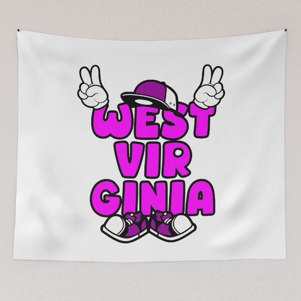 Item preview, WEST VIRGINIA Typography Funny Vintage designed and sold by NFTWords.