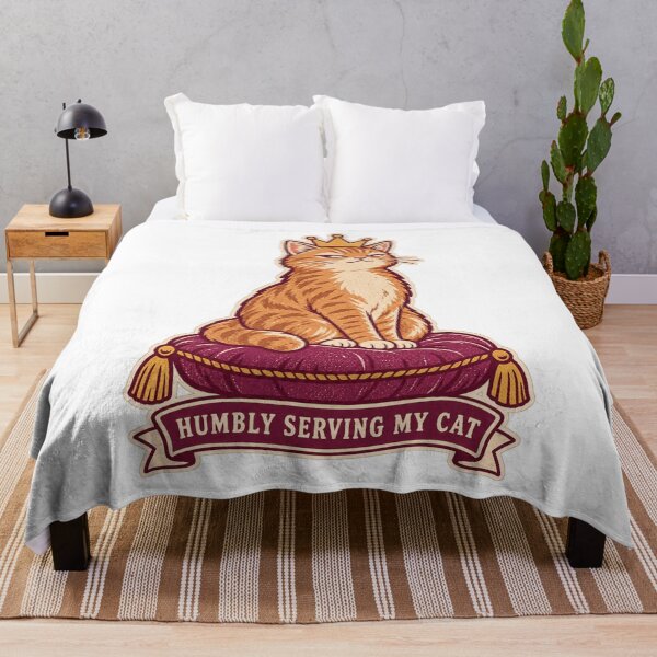 Item preview, Humbly Serving My Cat Funny Cat Mom Dad Gift designed and sold by OrientKes.