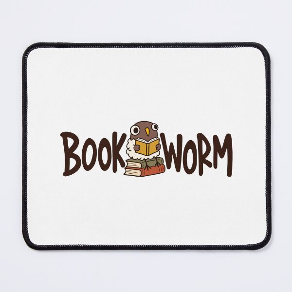 Item preview, Bookworm with Feathers designed and sold by HootChapters.