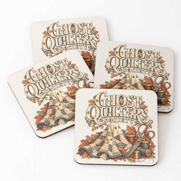 Item preview, Ghost Quilters Society, Vintage Halloween Sewing Designs designed and sold by Driss-Ngoma.