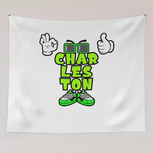 Item preview, CHARLESTON Graffiti Retro Lettering designed and sold by NFTWords.
