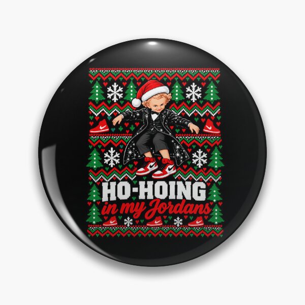 Item preview, Ho-Hoing in My Jordans Tiptoeing Tip Toe Wing Jawwdinz Rumpelstiltskin Ugly Christmas Sweater designed and sold by ciaro-media.
