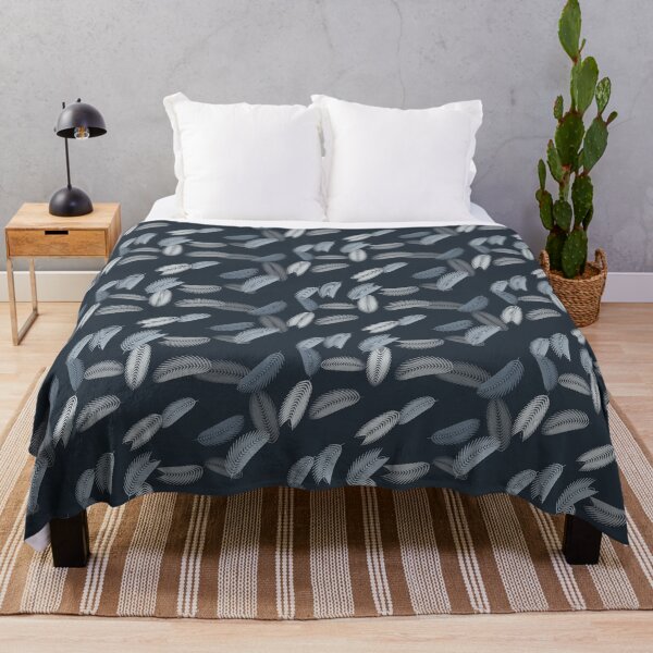Item preview, Fern Design In Steel, A Moody Woodland Fern Pattern designed and sold by cute-animals99.