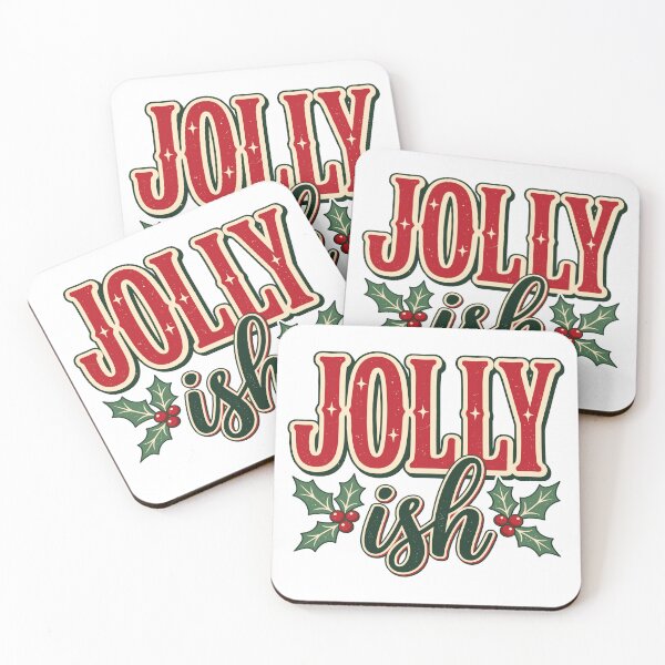 Item preview, Jolly-Ish Funny Christmas, Sarcastic Holiday Humor Gift, Relatable Christmas Graphic Design , Retro Christmas Design, festive christmas designed and sold by Merchall  store.