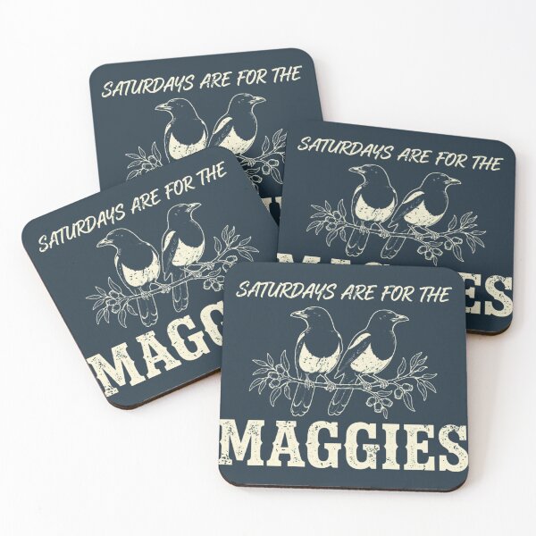 Item preview, Vintage Saturdays Maggies Aussie Magpie Footy Tee designed and sold by Yellowriversss.
