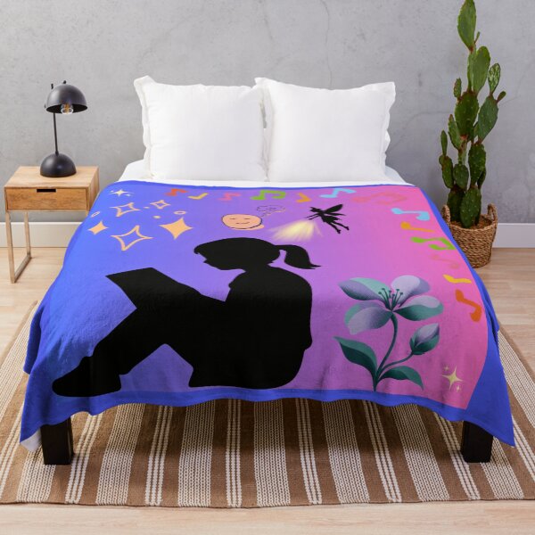 Item preview, Magical Reading Girl Fairy Tale Dreamy Pastel Fantasy designed and sold by Azurart2.