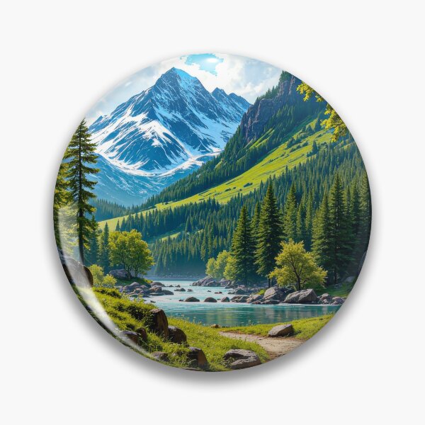 Item preview, Mountain landscape designed and sold by KNBS.