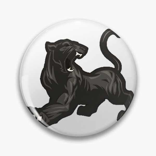 Item preview, Black Angry Panther Illustration with Fierce Expression and Bold Details designed and sold by Xbutterfly.