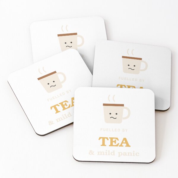 Item preview, Fuelled by Tea and Mild Panic designed and sold by ProperGoodPrint.
