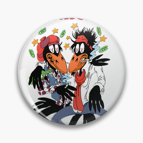 Item preview, Cartoon Crows Smoking and Dancing in a Rock Band Illustration designed and sold by Nouhailagh.