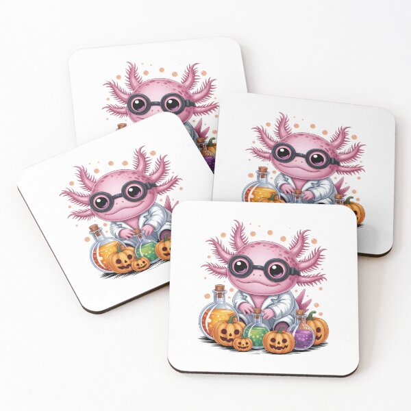 Item preview, Axolotl Mad Scientist Potions – Cute Halloween Science Art designed and sold by jkrphoto.