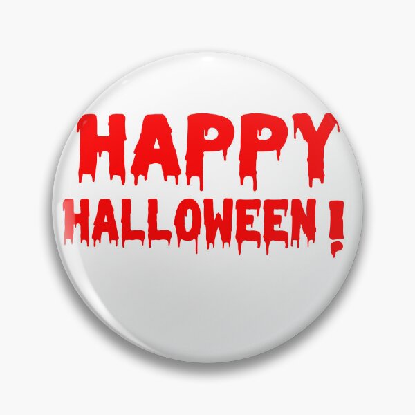 Item preview, Happy Halloween Bloody Dripping Text T-Shirt | Spooky Red Horror Font Graphic Tee, Scary Vampire Costume Apparel, Creepy Party Top designed and sold by Carftora786.