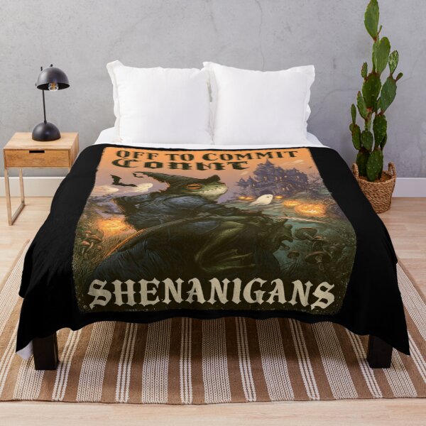 Item preview, Off to Commit Shenanigans Frog - Medieval Knight Meme designed and sold by DyzioSupply.