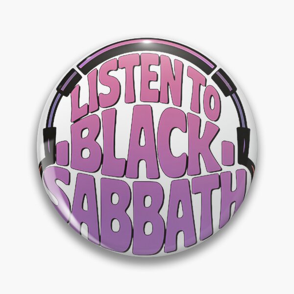 Item preview, Listen to Black Sabbath Vintage Rock Music Fan Design designed and sold by TOUTLIS.
