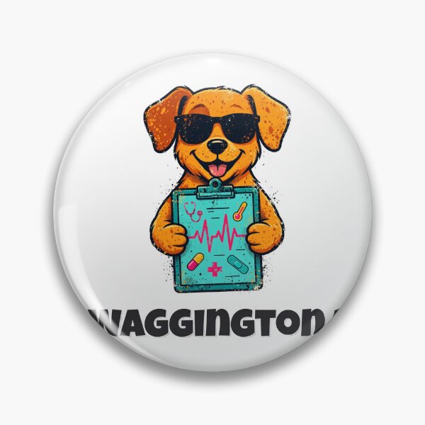 Item preview, Dr. Waggington Is In Funny Dog Medical Design designed and sold by Wild Shades.