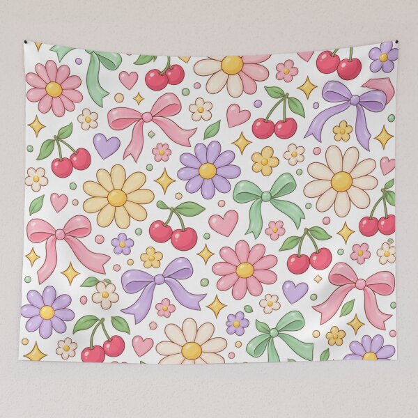 Item preview, Cute Bows, Daisies & Cherries designed and sold by han61578.