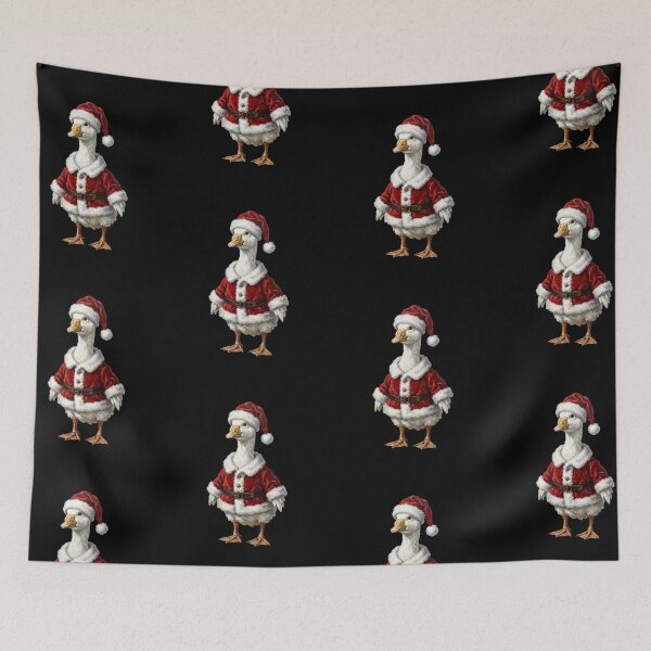 Item preview, Funny Christmas Goose Wearing a Santa Hat  designed and sold by SOUFIANE1991.