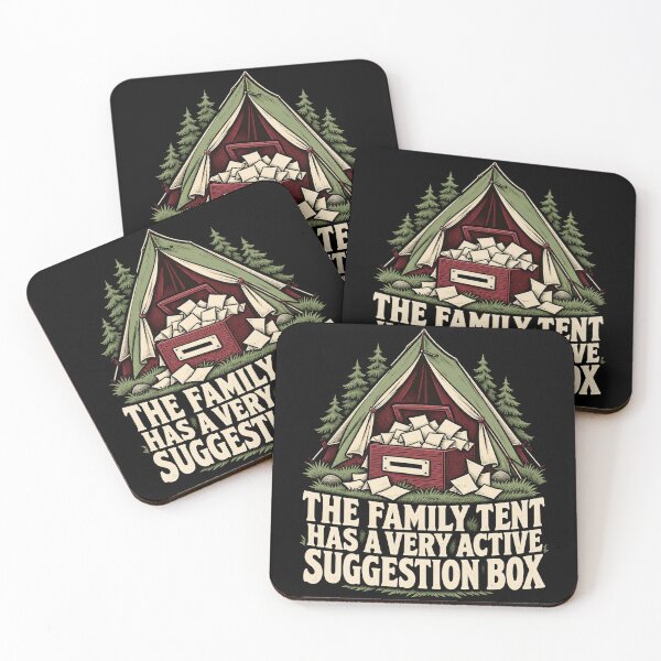 Item preview, Family Tent Has a Very Active Suggestion Box Funny Camping Art Design Gift. designed and sold by fantasticdesign.