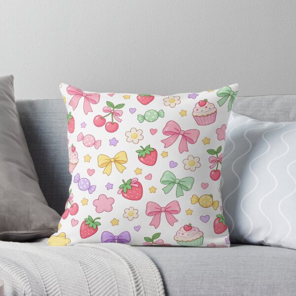 Item preview, Pastel Bows, Berries & Sweet Treats Pattern designed and sold by han61578.