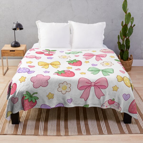 Item preview, Pastel Bows, Berries & Sweet Treats Pattern designed and sold by han61578.