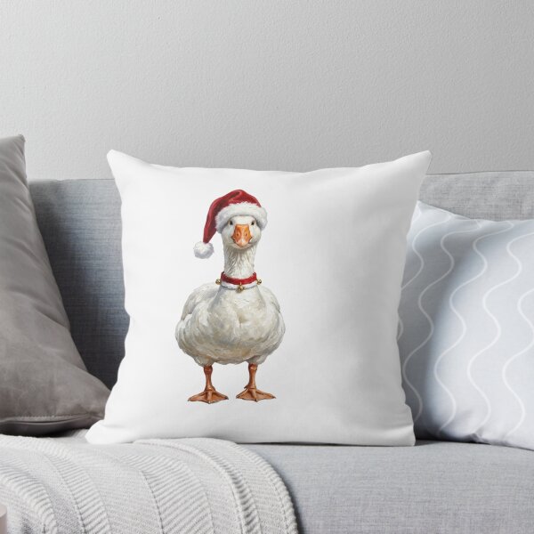 Item preview, Funny Christmas Goose Wearing a Santa Hat  designed and sold by SOUFIANE1991.