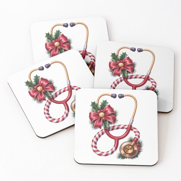 Item preview, Christmas Nurse Stethoscope Candy Cane designed and sold by jkrphoto.