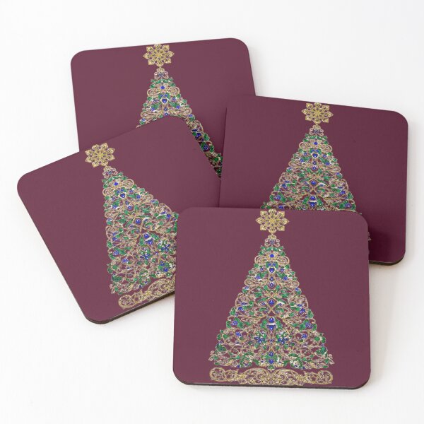 Item preview, Jeweled Gold Filigree Christmas Tree designed and sold by HoMya.
