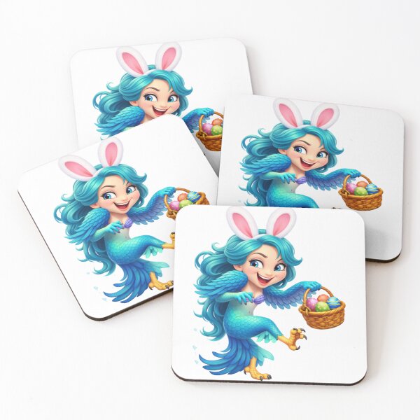 Item preview, Playful Siren Easter designed and sold by Sillytoe.