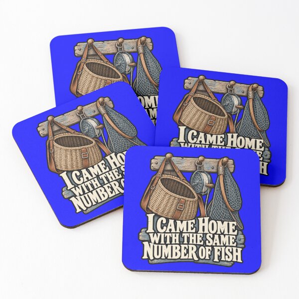 Item preview, Funny Fishing Fanatic I Came Home with the Same Number of Fish Fishing Quote Art Design designed and sold by fantasticdesign.