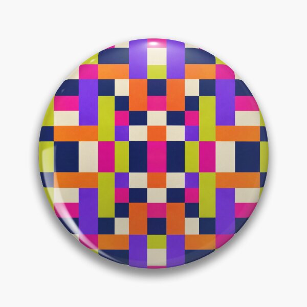 Item preview, Electric Checks – Vibrant Purple, Pink & Lime Geometric Pattern designed and sold by Paper-Pickle.