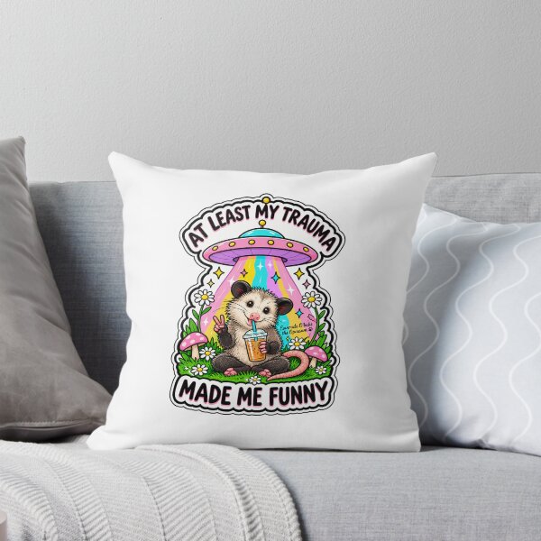 Item preview, Trauma Made Me Funny designed and sold by TheOpossumLady.