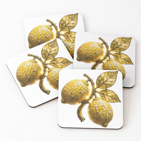 Item preview, Stained Glass Lemons | Yellow Monochrome Mosaic Tile Art designed and sold by Robert Lucio.