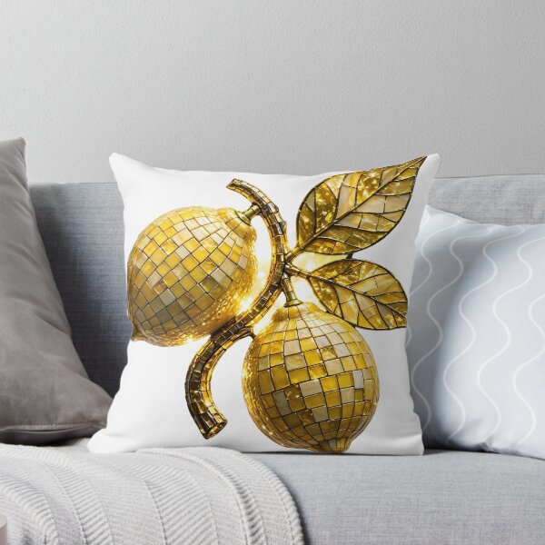 Item preview, Stained Glass Lemons | Yellow Monochrome Mosaic Tile Art designed and sold by Robert Lucio.