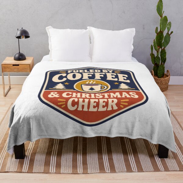 Item preview, Fueled By Coffee And Christmas Cheer designed and sold by LuveraxArt.