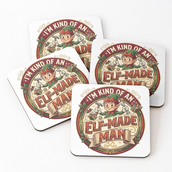 Item preview, Elf-Made Man Funny Christmas Elf Shirt designed and sold by CerealBoxInk.
