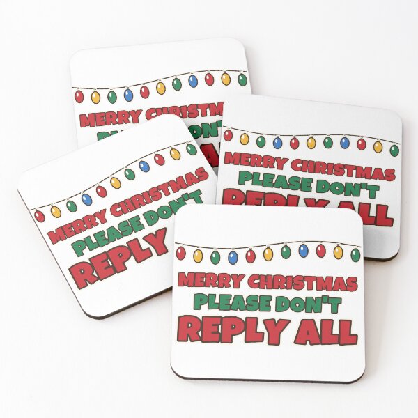 Item preview, Merry Christmas Please Don't Reply All Funny Office Christmas designed and sold by Bornprints.
