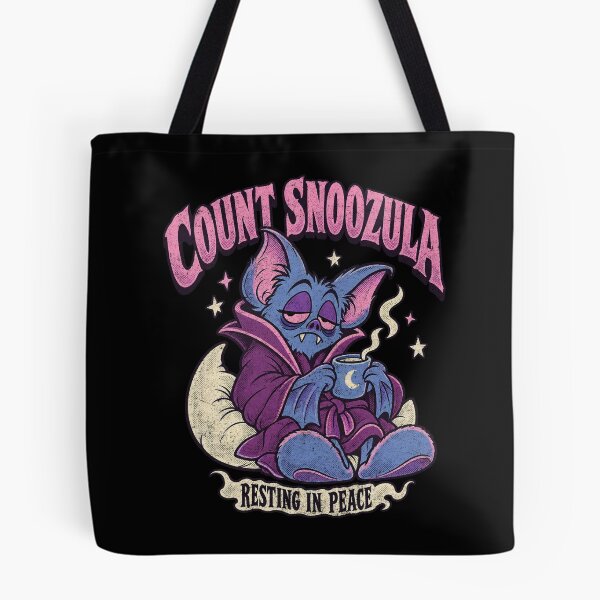 Item preview, Count Snoozula – Sleepy Vampire Bat Humor designed and sold by AwesomeBeyondLimits.