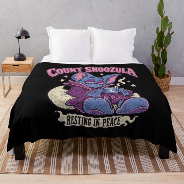 Item preview, Count Snoozula – Sleepy Vampire Bat Humor designed and sold by AwesomeBeyondLimits.